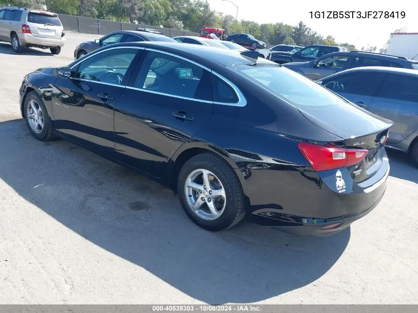 2018 Chevrolet Malibu Ls VIN: 1G1ZB5ST3JF278419 Lot: 40539303