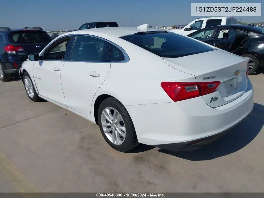 2018 Chevrolet Malibu Lt VIN: 1G1ZD5ST2JF224488 Lot: 40548390