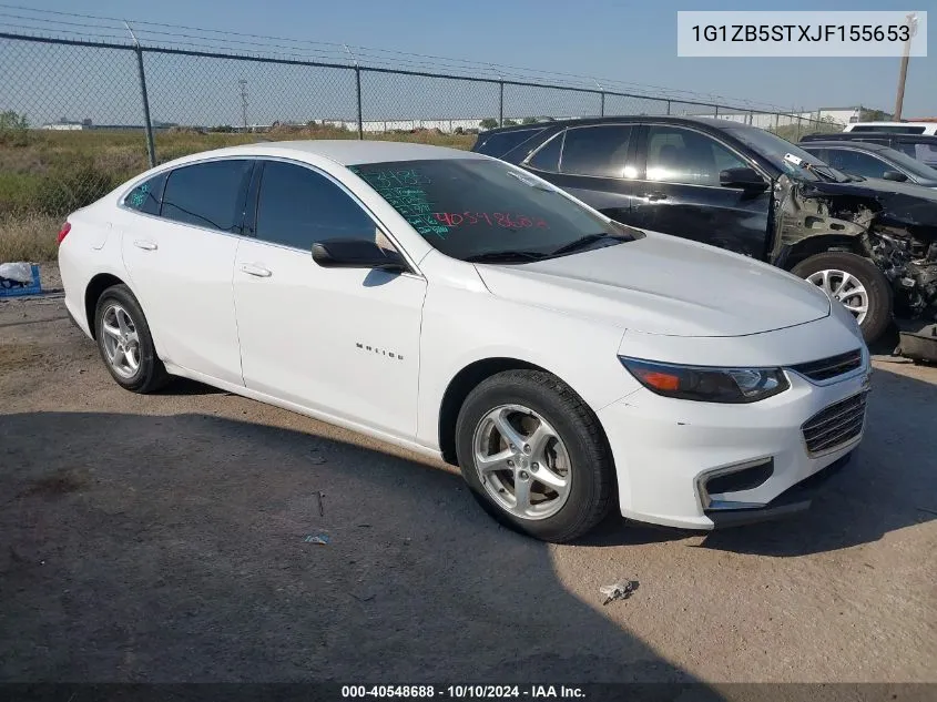 2018 Chevrolet Malibu 1Ls VIN: 1G1ZB5STXJF155653 Lot: 40548688