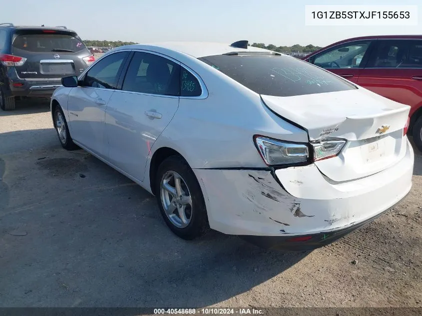 2018 Chevrolet Malibu 1Ls VIN: 1G1ZB5STXJF155653 Lot: 40548688