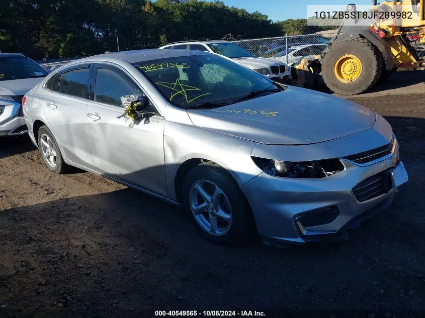 2018 Chevrolet Malibu 1Ls VIN: 1G1ZB5ST8JF289982 Lot: 40549565