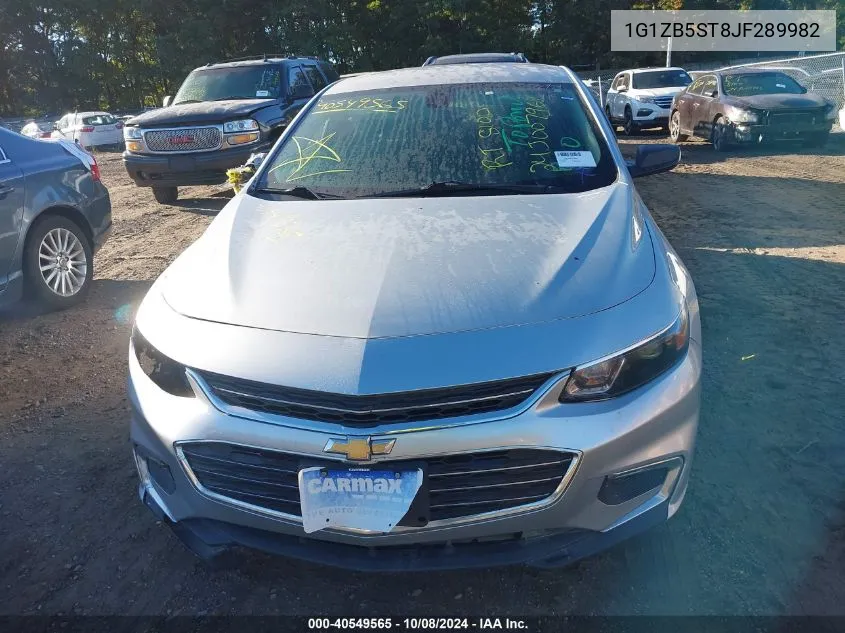 2018 Chevrolet Malibu 1Ls VIN: 1G1ZB5ST8JF289982 Lot: 40549565