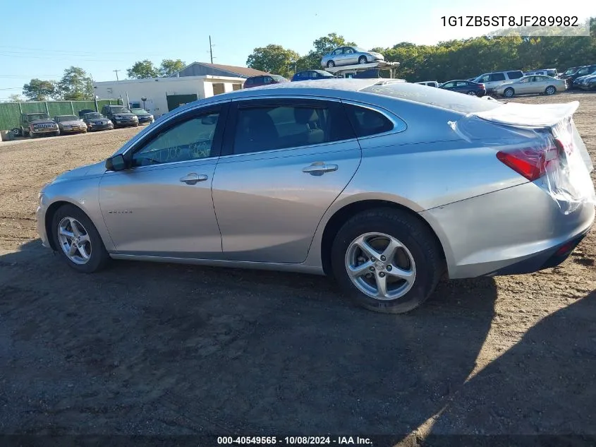 2018 Chevrolet Malibu 1Ls VIN: 1G1ZB5ST8JF289982 Lot: 40549565