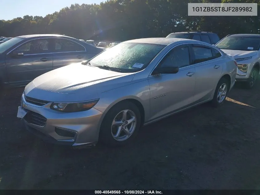 2018 Chevrolet Malibu 1Ls VIN: 1G1ZB5ST8JF289982 Lot: 40549565