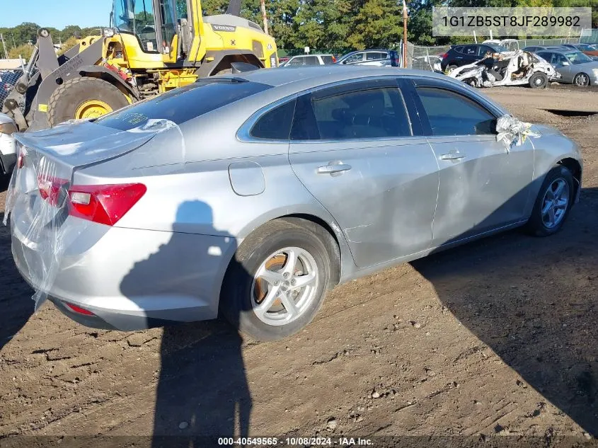 2018 Chevrolet Malibu 1Ls VIN: 1G1ZB5ST8JF289982 Lot: 40549565