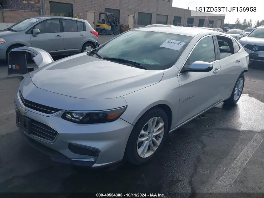 2018 Chevrolet Malibu Lt VIN: 1G1ZD5ST1JF156958 Lot: 40554305