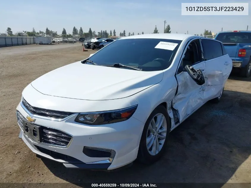 2018 Chevrolet Malibu Lt VIN: 1G1ZD5ST3JF223429 Lot: 40559259