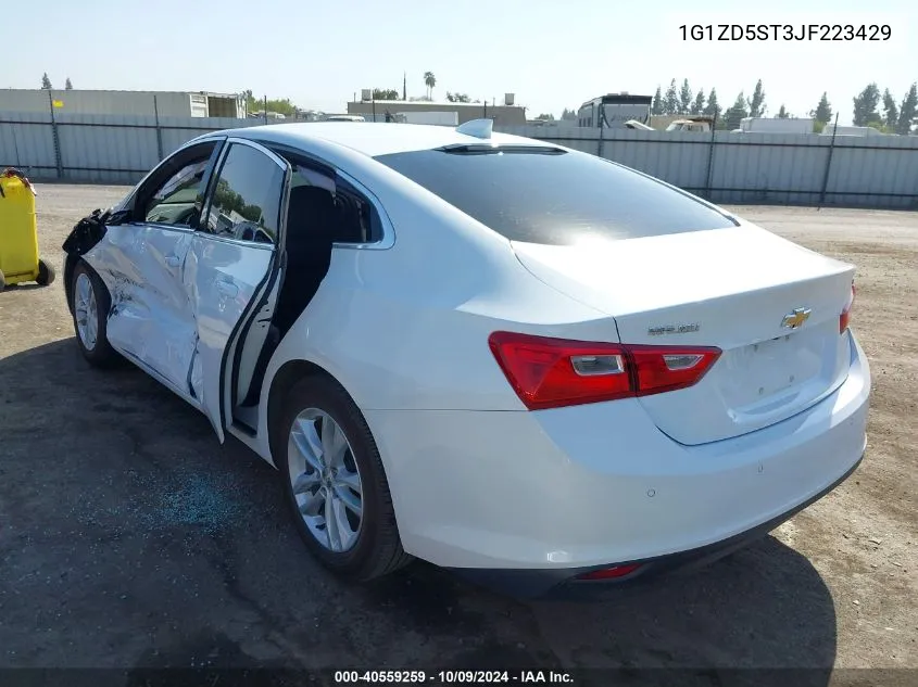 2018 Chevrolet Malibu Lt VIN: 1G1ZD5ST3JF223429 Lot: 40559259