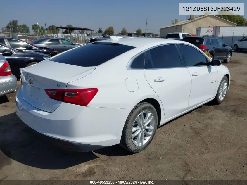 2018 Chevrolet Malibu Lt VIN: 1G1ZD5ST3JF223429 Lot: 40559259