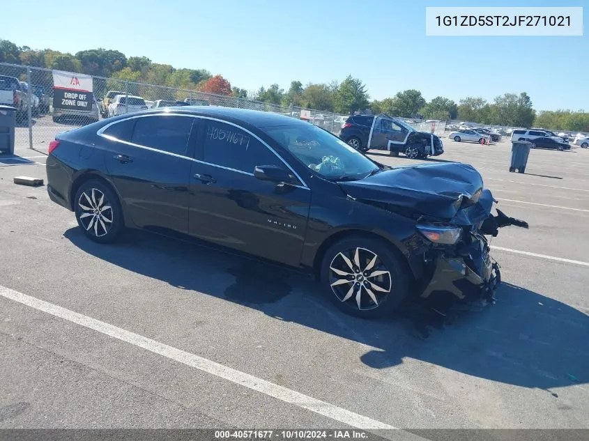 2018 Chevrolet Malibu Lt VIN: 1G1ZD5ST2JF271021 Lot: 40571677