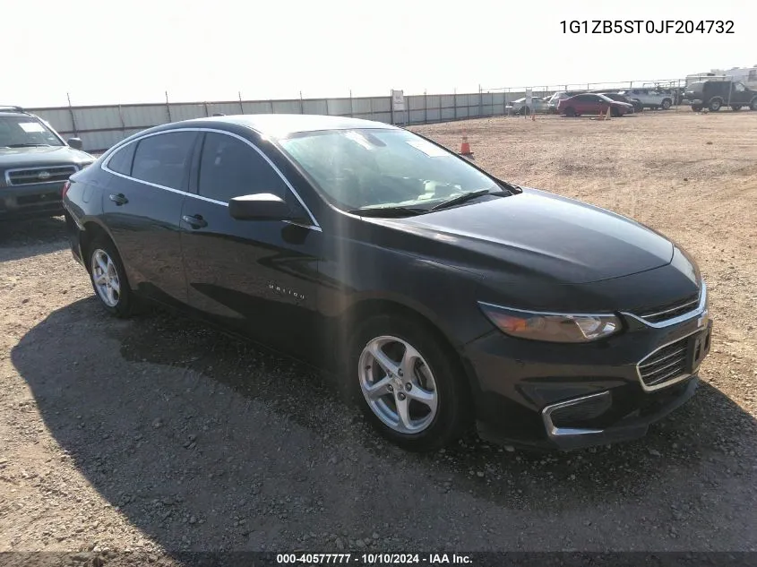 2018 Chevrolet Malibu 1Ls VIN: 1G1ZB5ST0JF204732 Lot: 40577777