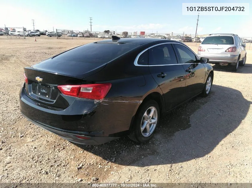 1G1ZB5ST0JF204732 2018 Chevrolet Malibu 1Ls