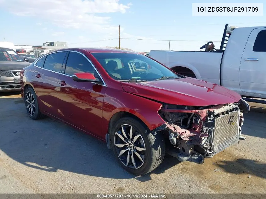 2018 Chevrolet Malibu Lt VIN: 1G1ZD5ST8JF291709 Lot: 40577797