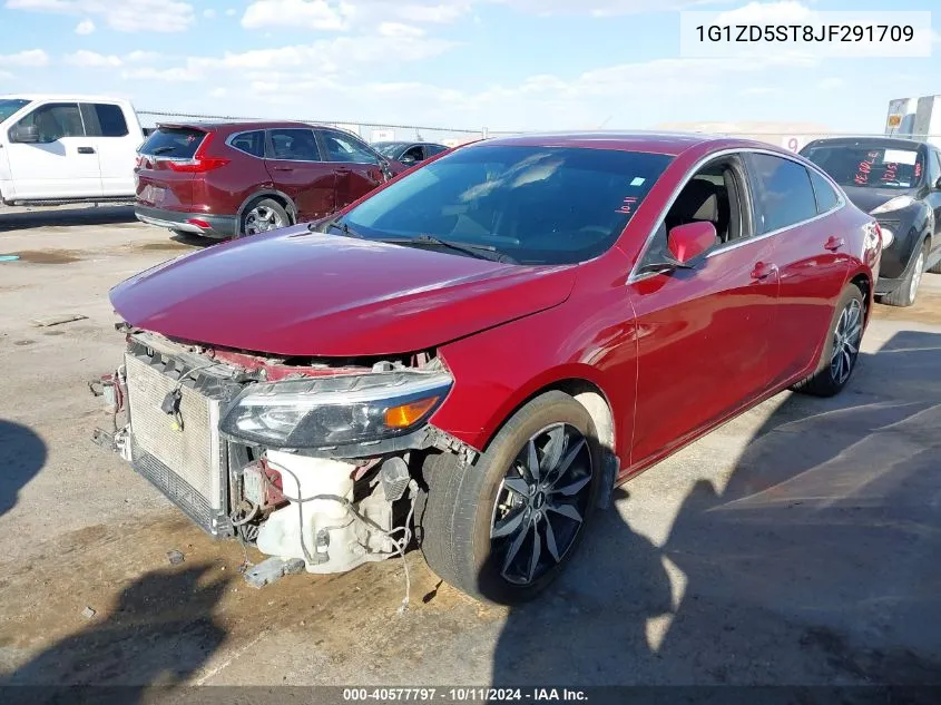 2018 Chevrolet Malibu Lt VIN: 1G1ZD5ST8JF291709 Lot: 40577797