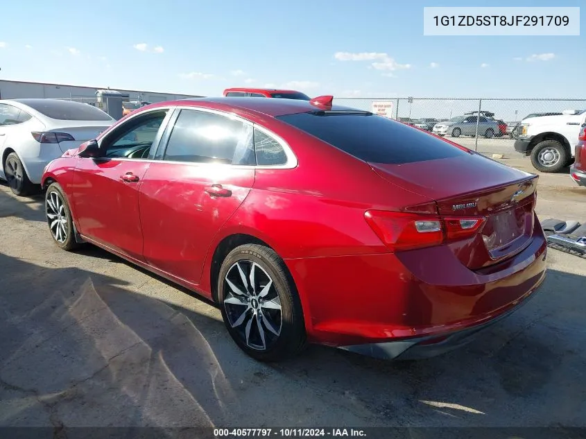 2018 Chevrolet Malibu Lt VIN: 1G1ZD5ST8JF291709 Lot: 40577797