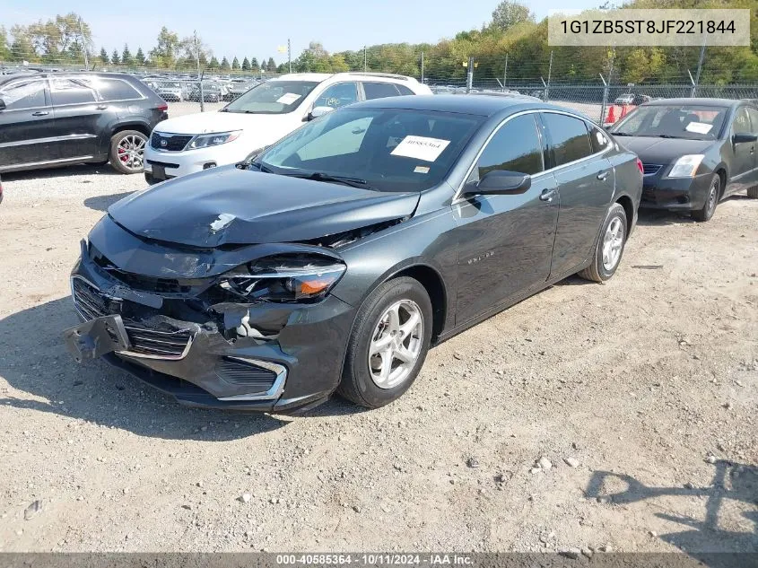 2018 Chevrolet Malibu 1Ls VIN: 1G1ZB5ST8JF221844 Lot: 40585364