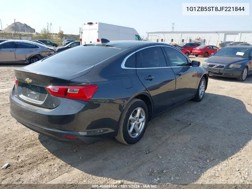 2018 Chevrolet Malibu 1Ls VIN: 1G1ZB5ST8JF221844 Lot: 40585364