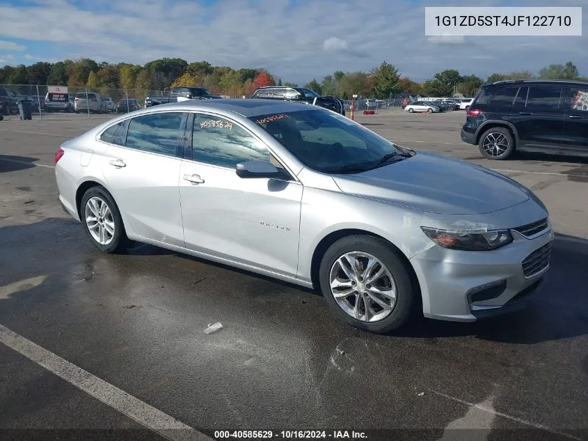 2018 Chevrolet Malibu Lt VIN: 1G1ZD5ST4JF122710 Lot: 40585629