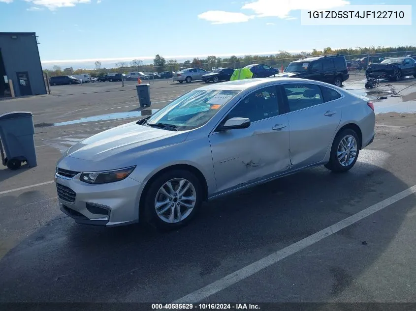 2018 Chevrolet Malibu Lt VIN: 1G1ZD5ST4JF122710 Lot: 40585629