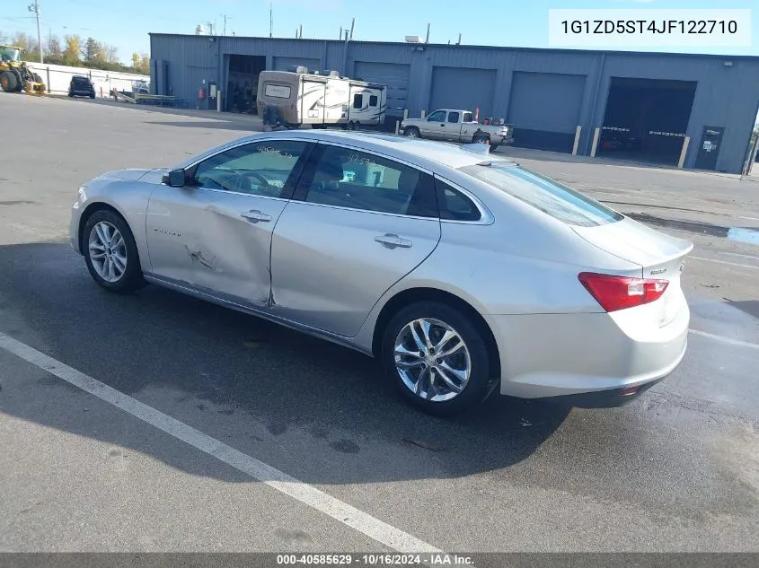 2018 Chevrolet Malibu Lt VIN: 1G1ZD5ST4JF122710 Lot: 40585629