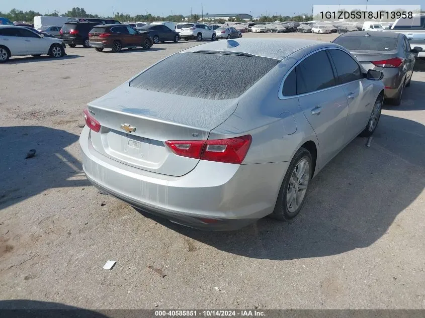 2018 Chevrolet Malibu Lt VIN: 1G1ZD5ST8JF13958 Lot: 40585851