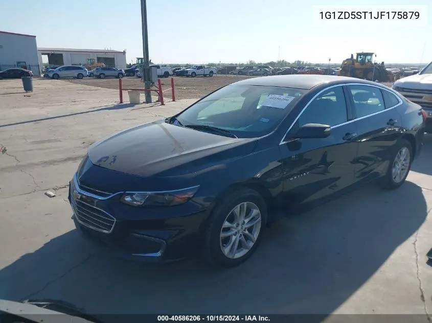 2018 Chevrolet Malibu Lt VIN: 1G1ZD5ST1JF175879 Lot: 40586206