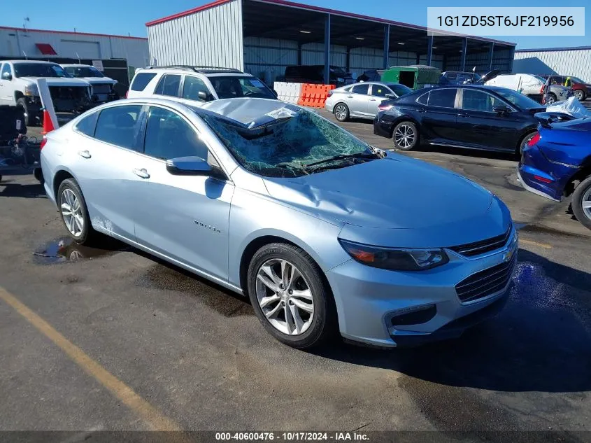 2018 Chevrolet Malibu Lt VIN: 1G1ZD5ST6JF219956 Lot: 40600476