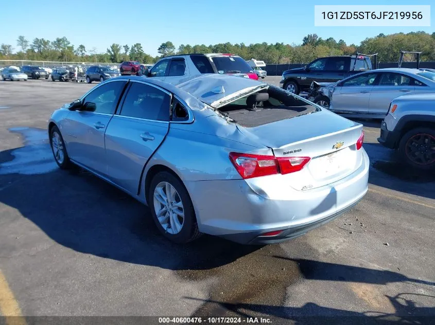 2018 Chevrolet Malibu Lt VIN: 1G1ZD5ST6JF219956 Lot: 40600476