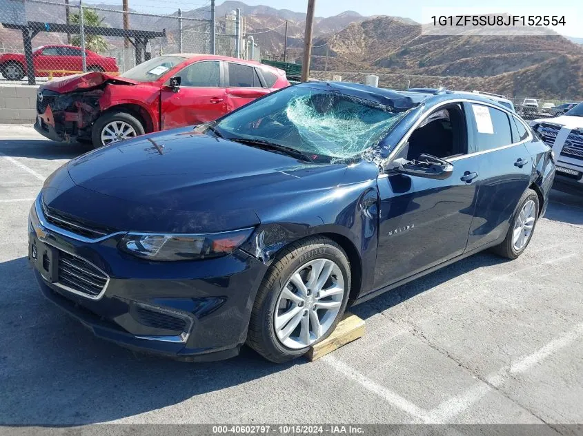 2018 Chevrolet Malibu Hybrid VIN: 1G1ZF5SU8JF152554 Lot: 40602797