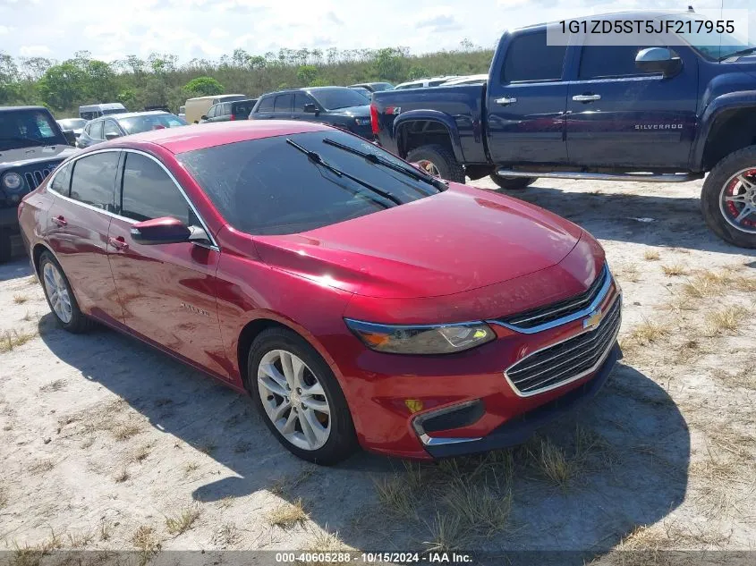 2018 Chevrolet Malibu Lt VIN: 1G1ZD5ST5JF217955 Lot: 40605288