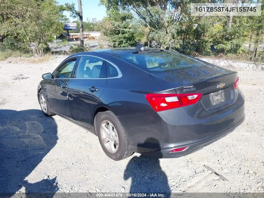 2018 Chevrolet Malibu 1Ls VIN: 1G1ZB5ST4JF155745 Lot: 40607478