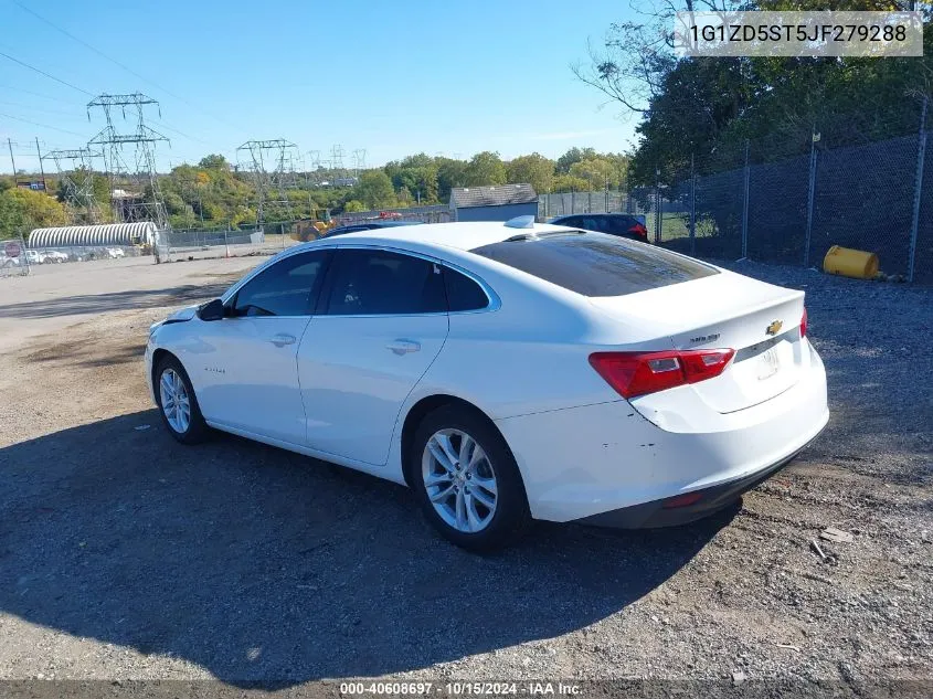 2018 Chevrolet Malibu Lt VIN: 1G1ZD5ST5JF279288 Lot: 40608697