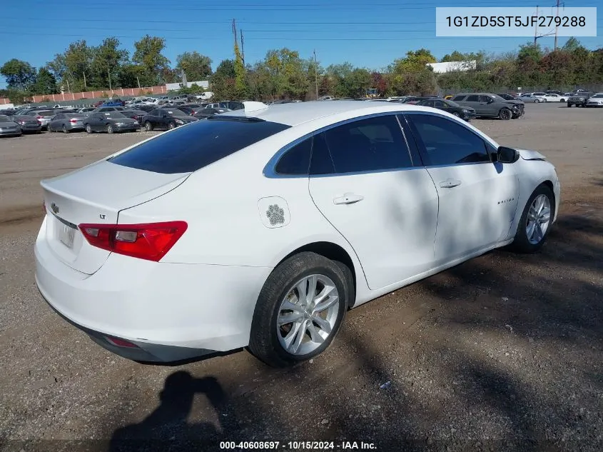 2018 Chevrolet Malibu Lt VIN: 1G1ZD5ST5JF279288 Lot: 40608697