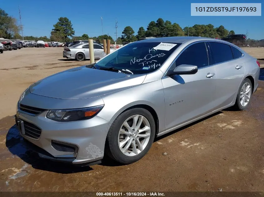 2018 Chevrolet Malibu Lt VIN: 1G1ZD5ST9JF197693 Lot: 40613511