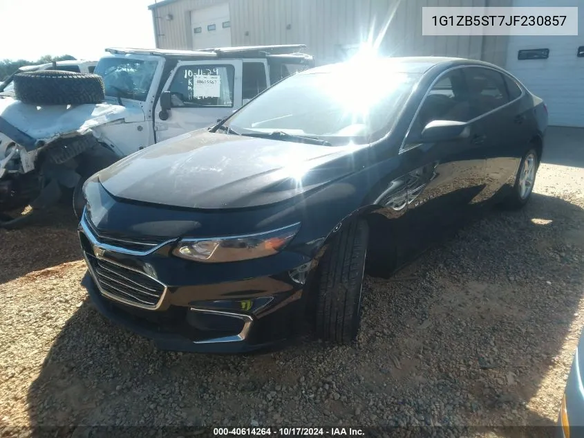 2018 Chevrolet Malibu Ls VIN: 1G1ZB5ST7JF230857 Lot: 40614264