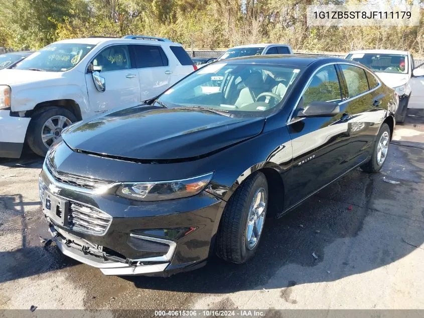 2018 Chevrolet Malibu 1Ls VIN: 1G1ZB5ST8JF111179 Lot: 40615306