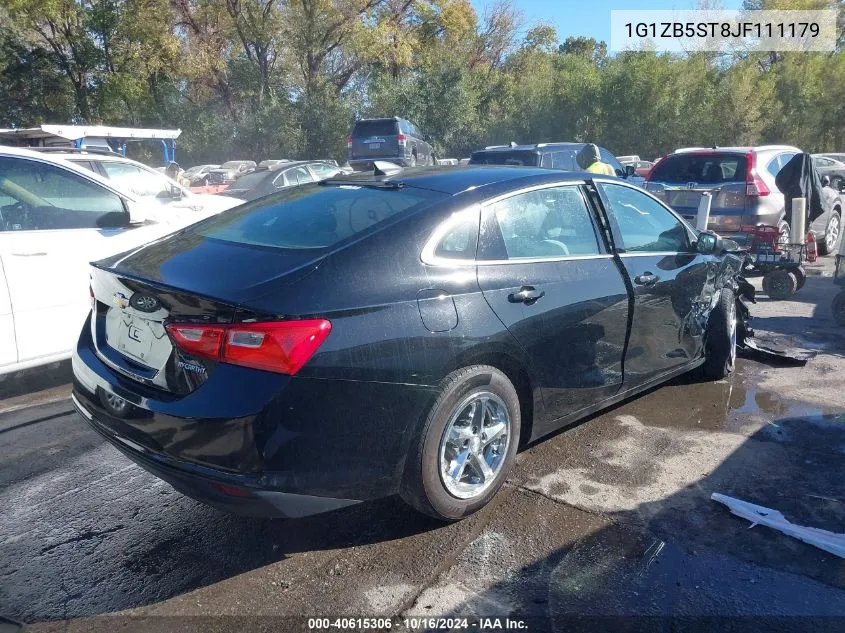 2018 Chevrolet Malibu 1Ls VIN: 1G1ZB5ST8JF111179 Lot: 40615306