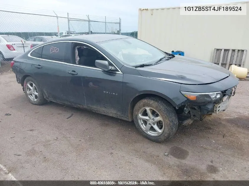 1G1ZB5ST4JF189524 2018 Chevrolet Malibu 1Ls