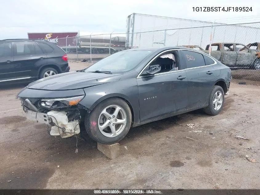 2018 Chevrolet Malibu 1Ls VIN: 1G1ZB5ST4JF189524 Lot: 40615859