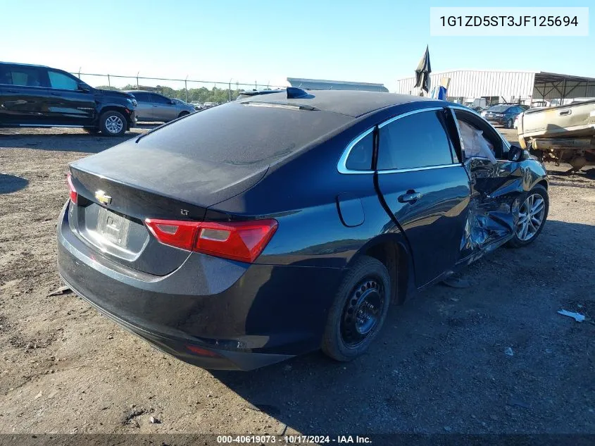 2018 Chevrolet Malibu Lt VIN: 1G1ZD5ST3JF125694 Lot: 40619073