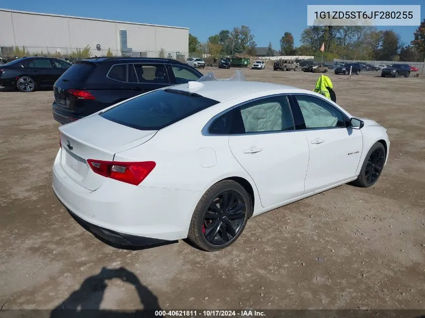 1G1ZD5ST6JF280255 2018 Chevrolet Malibu Lt