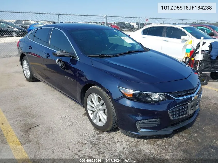 1G1ZD5ST8JF184238 2018 Chevrolet Malibu Lt