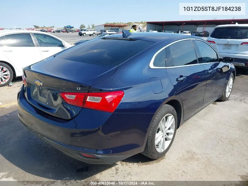 1G1ZD5ST8JF184238 2018 Chevrolet Malibu Lt