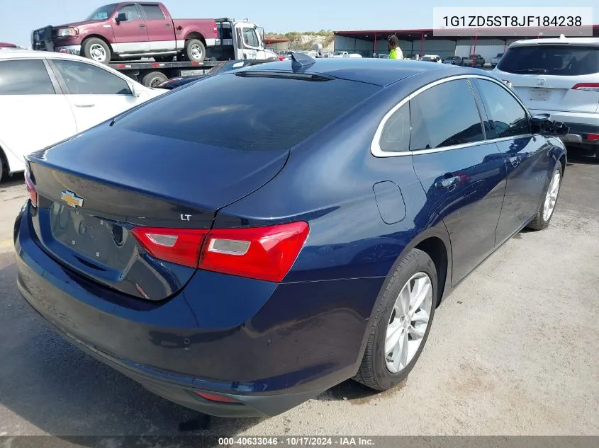 1G1ZD5ST8JF184238 2018 Chevrolet Malibu Lt