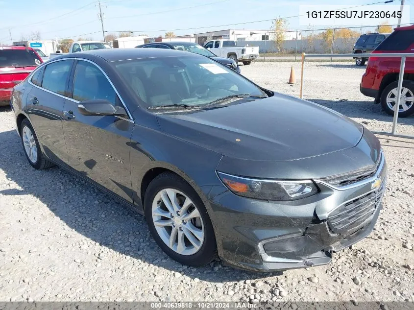 2018 Chevrolet Malibu Hybrid Hybrid VIN: 1G1ZF5SU7JF230645 Lot: 40639818