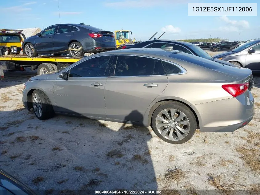 2018 Chevrolet Malibu Premier VIN: 1G1ZE5SX1JF112006 Lot: 40646454