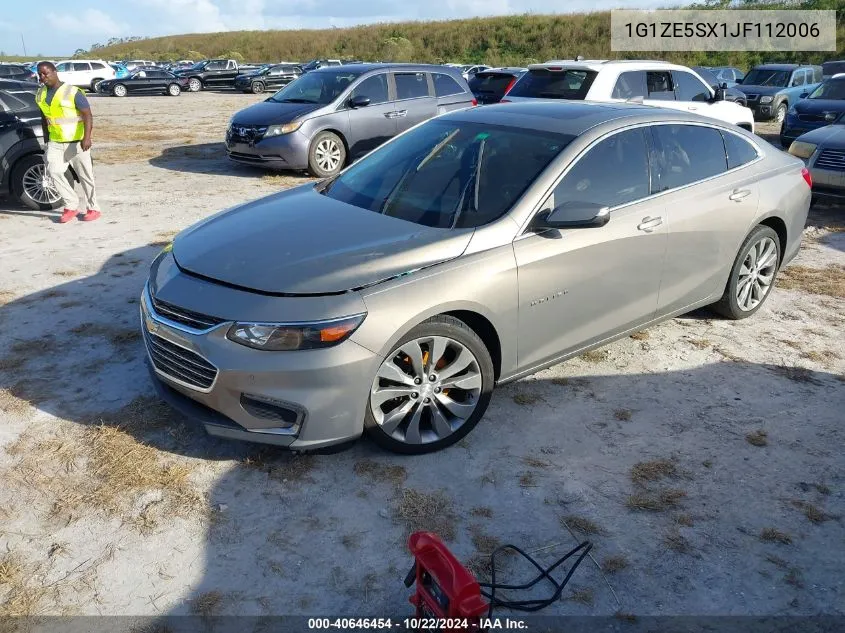 2018 Chevrolet Malibu Premier VIN: 1G1ZE5SX1JF112006 Lot: 40646454