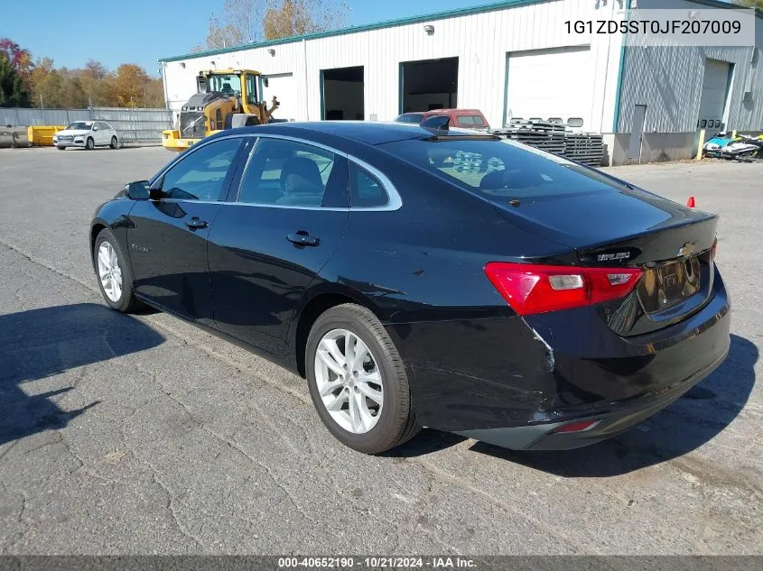 2018 Chevrolet Malibu Lt VIN: 1G1ZD5ST0JF207009 Lot: 40652190