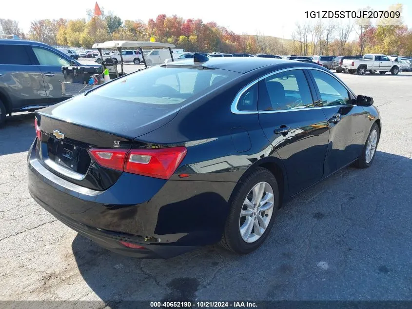 2018 Chevrolet Malibu Lt VIN: 1G1ZD5ST0JF207009 Lot: 40652190