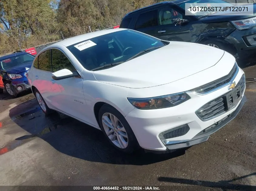 2018 Chevrolet Malibu Lt VIN: 1G1ZD5ST7JF122071 Lot: 40654452